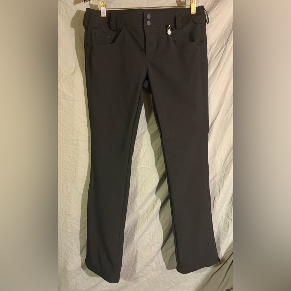 Volcom Women's Black Battle Stretch Skinny Ski/Snowboard pants